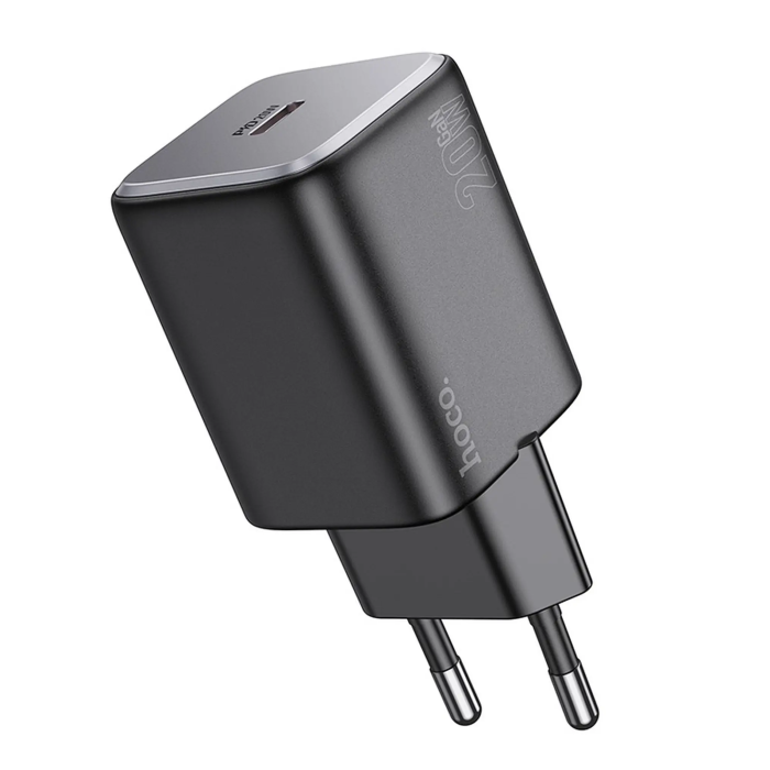 Incarcator Retea Hoco USB C QC PD 20W N40 - NEGRU [2]