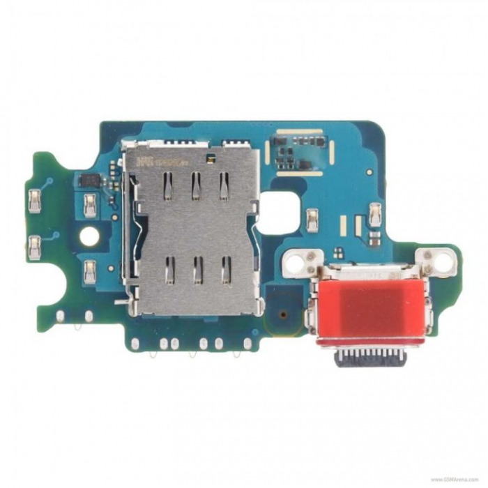 Modul incarcare cu cititor SIM Samsung S24 / S921 B - Original Service Pack [1]