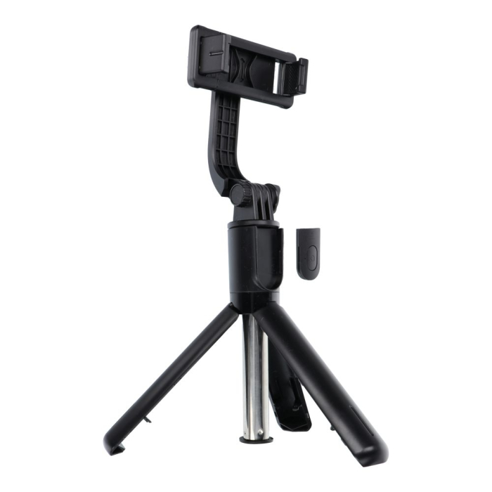 Selfie Stick, Tripod F01 cu Telecomandă Wireless - Negru suport telefon [4]