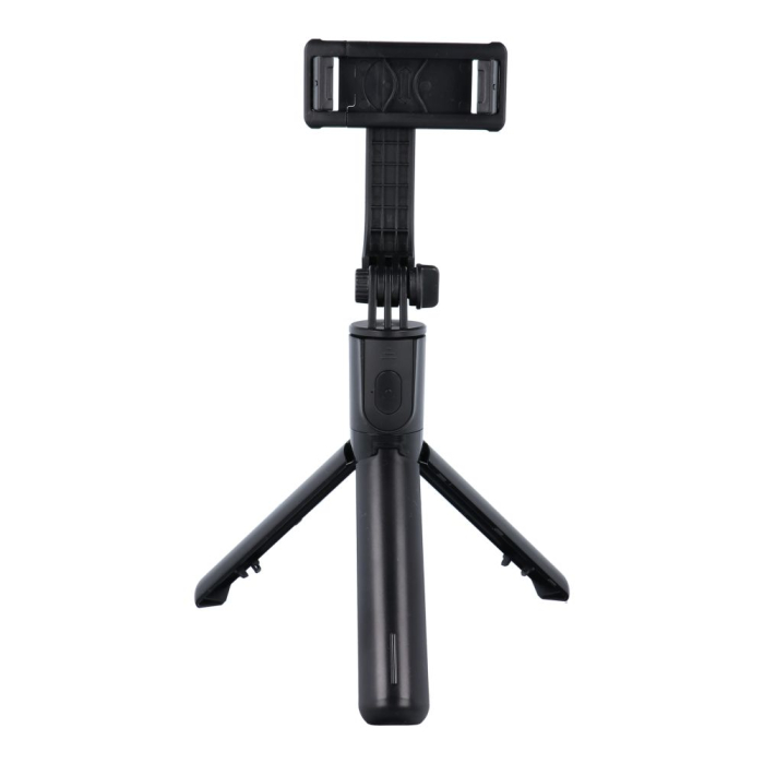 Selfie Stick, Tripod F01 cu Telecomandă Wireless - Negru suport telefon [2]