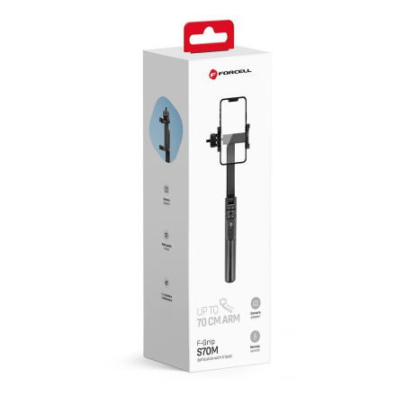 Alte Accesorii - Selfie Stick, Tripod FORCELL F-GRIP S70M cu Telecomandă Wireless - Negru suport telefon