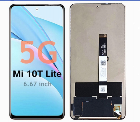 Ecrane Pentru XIAOMI - ECRAN DISPLAY XIAOMI Mi 10T lite 5G / Redmi Note 9 Pro 5G compatibil fara rama - POCO X3 NFc mi 10i 5g