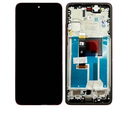 EDGE 60 NEO - Ecran / Display MOTOROLA EDGE 60 Neo Service-Pack cu Rama - Poinciana / Rosu XT2509-1
