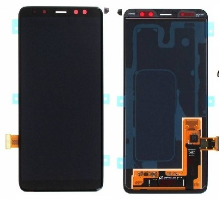 Ecran Display Samsung A8 2018 A530F ORIGINAL Service Pack - NEGRU