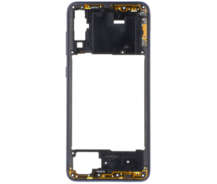 Carcase Mijloc - Carcasa mijloc COMPATIBIL cu SAMSUNG A70 / A705 Neagra