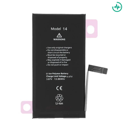 Acumulatori Pentru Iphone - Acumulator Auto Diagnostic Capacitate Marita COMPATIBIL cu Iphone 14 3580mAh
