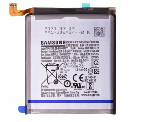 S20 ULTRA / G988 - Acumulator Samsung S20 Ultra / G988 Li-Ion 5000mAh - SERVICE PACK GH82-22272A EB-BG988ABY