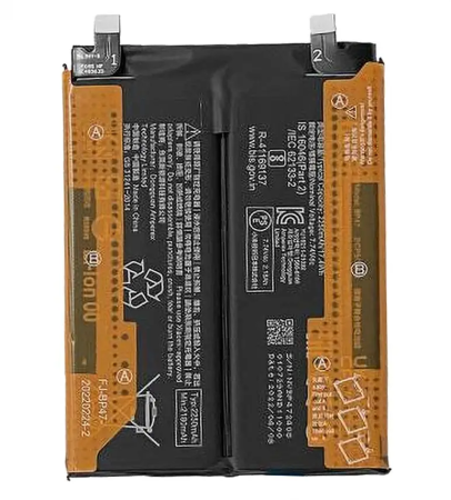 BP47 / Redmi Note 11 Pro+ - Acumulator XIAOMI Redmi Note 11 Pro+ PLUS 5G / BP47 4500mAh Service Pack 21091116UG, 21091116UC
