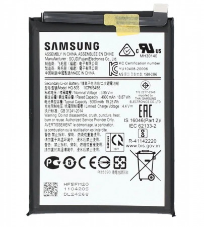 A02s / A03s - Acumulator SAMSUNG  A02s / A025 / A03 / A035 / A03s / A037 5000 mAh Service Pack