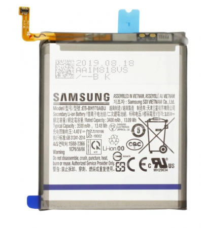 NOTE 10 - Acumulator Samsung Note 10 / N970F Li-Ion 3400mAh - ORIGINAL SERVICE PACK