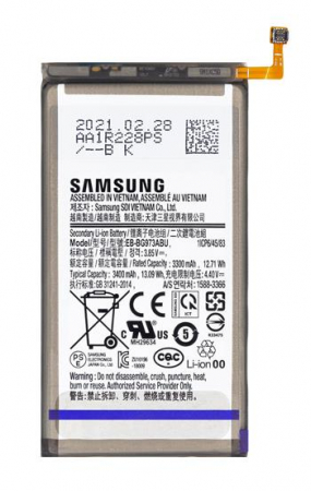 S10 / G973 - Acumulator SAMSUNG S10 / G973 Li-Ion 3400 mah - ORIGINAL SERVICE PACK EB-BG973ABU  BATERIE