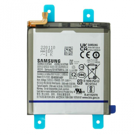 S22 / S901 - Acumulator BATERIE Samsung S22 / S901  Li-Ion 3700mAh - ORIGINAL SERVICE PACK EB-BS901ABY