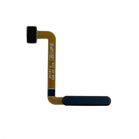 Piese si Componente - Buton cu banda flex si senzor amprenta SAMSUNG A23 5G / A236 Service-Pack - NEGRU