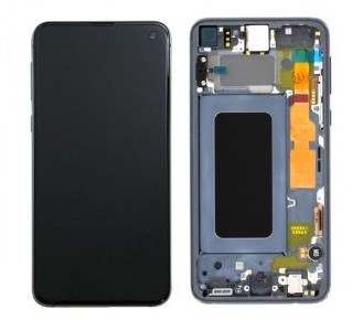 S10 / G973 - Ecran Display Samsung S10 G973F Service Pack  - ALBASTRU