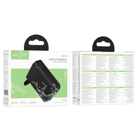Boxe Portabile - Boxă Portabilă Wireless Hoco HC34 5W 1200 mAh - Negru
