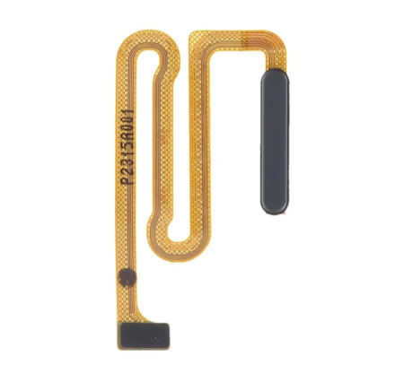Piese si Componente - Buton cu banda flex si senzor amprenta COMPATIBIL Cu SAMSUNG A04s / A047 - NEGRU