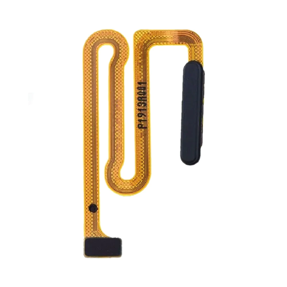 Piese si Componente - Buton cu banda flex si senzor amprenta  COMPATIBIL Cu SAMSUNG A13 5G / A136 - NEGRU
