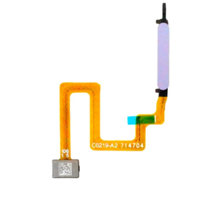 Piese si Componente - Buton cu banda flex si senzor amprenta GALAXY A22 5G / A226 - Lavander