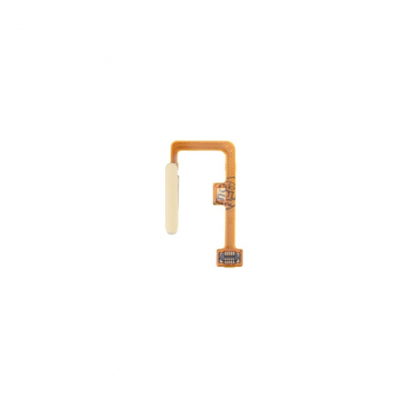 Piese XIAOMI - Buton cu banda flex si senzor amprenta Xiaomi Mi 11 Lite 5G - YELLOW LEMON