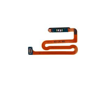 Piese SAMSUNG - Buton cu banda flex si senzor amprenta SAMSUNG GALAXY A13 4G / A135 / A137 4G - Black NEGRU