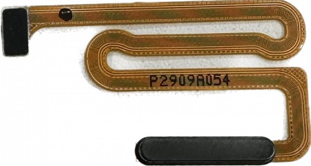 Piese SAMSUNG - Buton cu banda flex si senzor amprenta SAMSUNG Galaxy M13 5G / M136B - Black/ Negru