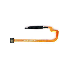 Piese XIAOMI - Buton cu banda flex si senzor amprenta Xiaomi Redmi 9T - BLACK / NEGRU