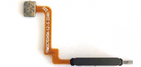 Piese XIAOMI - Buton cu banda flex si senzor amprenta XIAOMI Redmi Note 10 5G - Graphite / Gri