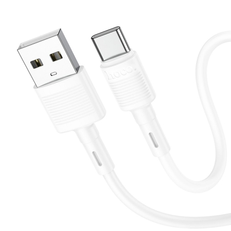 Cablu Date si Incarcare HOCO USB A la Tip C X83 3A  1m - ALB [1]