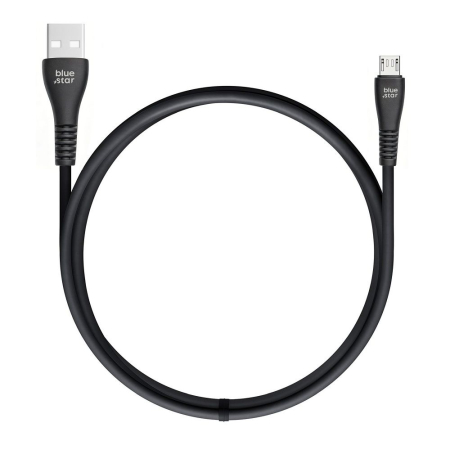 Cablu USB A la Micro USB Blue Star 2A 12W 1 m PJ-DG3-A - NEGRU [1]