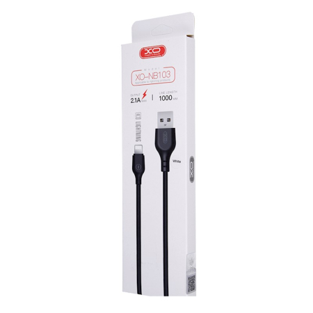 Cabluri de Date si Casti - Cablu Date si incarcare XO NB 103 2.1A  USA A la Lightning 1m - ALB