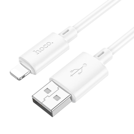 Cablu HOCO USB A la Lightning 2,4A 2 m X88 - pentru iphone - ALB [1]