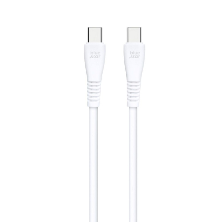 Cablu USB C la USB C Blue Star 3A 60W QC4.0 1 m PJ-DQ1-C - ALB [2]