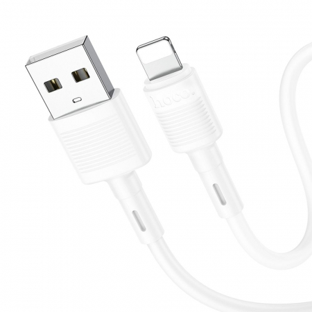 Cablu USB A la Lightning 2.4A Hoco 1m X83 - ALB [1]