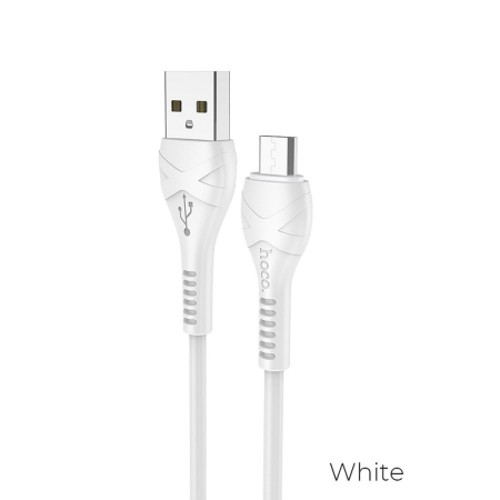Cablu USB A la Micro USB Hoco 1 m X37 - ALB [2]