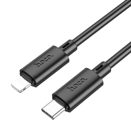 Cablu USB C la Lightning Hoco PD 2,4A 20W 1 m X88 - NEGRU [1]
