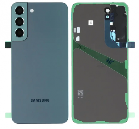 Capace spate - Capac baterie cu geam camera SAMSUNG S22 Plus / S906 ORIGINAL SERVICE PACK - GREEN VERDE GH82-27444C   GH82-27445C