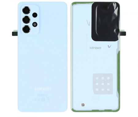 Capace spate - Capac baterie cu geam camera SAMSUNG  A33 5G / A336B Service Pack - Albastru blue spate gh82-28042c