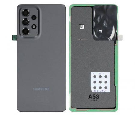 Capace spate - Capac Baterie Cu Geam Camera Samsung A53 5G / A536 Service Pack - NEGRU carcasa spate black