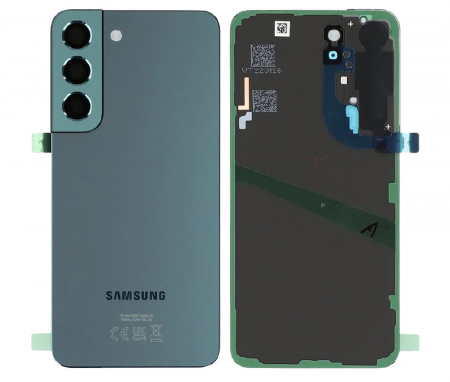 Capace spate - Capac baterie cu geam camera SAMSUNG GALAXY S22 / S901B Original Service Pack - VERDE / GREEN