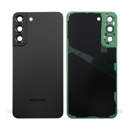 Capace spate - Capac baterie cu geam camera SAMSUNG GALAXY S906B / S22 Plus Original Service Pack - Phantom Black