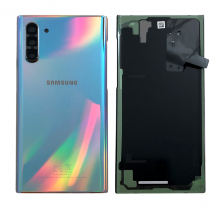 Capace spate - Capac baterie CU geam camera SAMSUNG NOTE 10 / N970 ORIGINAL SERVICE PACK - AURA GLOW