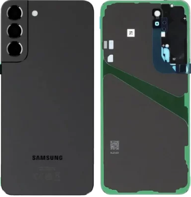 Capace spate - Capac baterie cu geam camera SAMSUNG S22 Plus / S906 ORIGINAL SERVICE PACK - GRI