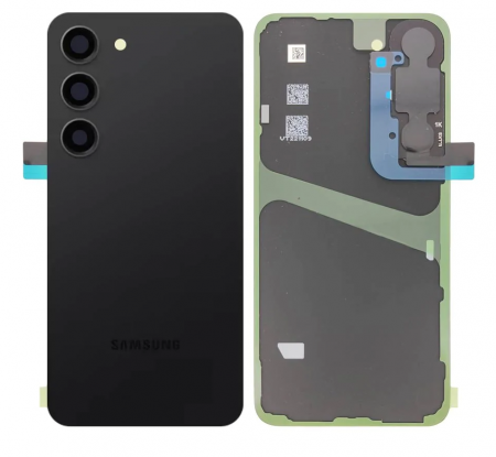 Capace spate - Capac Baterie cu Geam Camera SAMSUNG S23 5G / S911 Service Pack  - BLACK