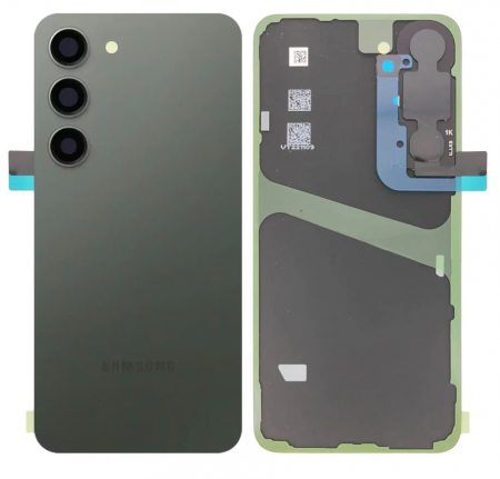 Capace spate - Capac Baterie cu geam camera SAMSUNG S23 5G / S911 SERVICE PACK - GREEN VERDE