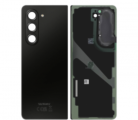 Capace spate - Capac baterie cu geam camera Samsung Z Fold 5 5G / F946B ORIGINAL SERVICE PACK - NEGRU