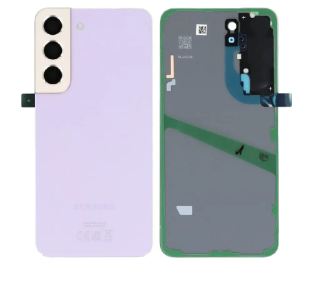 Piese si Componente - Capac baterie cu geam camera SAMSUNG GALAXY S22 / S901B Service Pack - PURPLE MOV GH82-27434G  GH82-27435G
