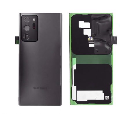 Capace spate - Capac baterie cu geam camera Samsung NOTE 20 ULTRA 5G / N985 / N986 Original Service-Pack - NEGRU