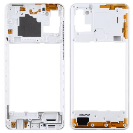 Piese si Componente - Carcasa mijloc COMPATIBIL cu SAMSUNG A21s / A217 - Alb