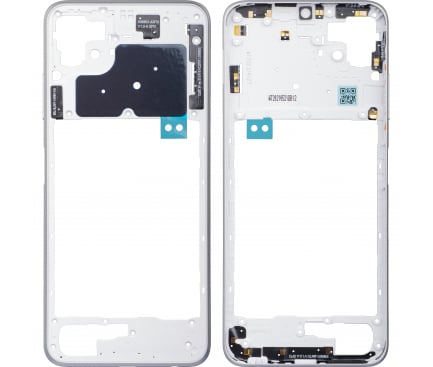Piese si Componente - Carcasa mijloc COMPATIBIL cu SAMSUNG A22 5G / A226 - Alb