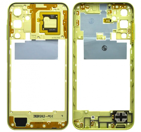 Carcase Mijloc - Carcasa mijloc SAMSUNG A15 5G / A156 - LIME VERDE GALBEN - Service Pack GH82-33641C